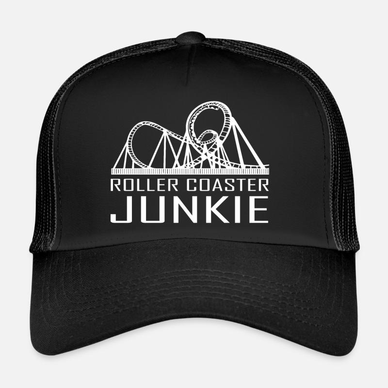 Rollercoaster montagnes russes Casquette trucker 