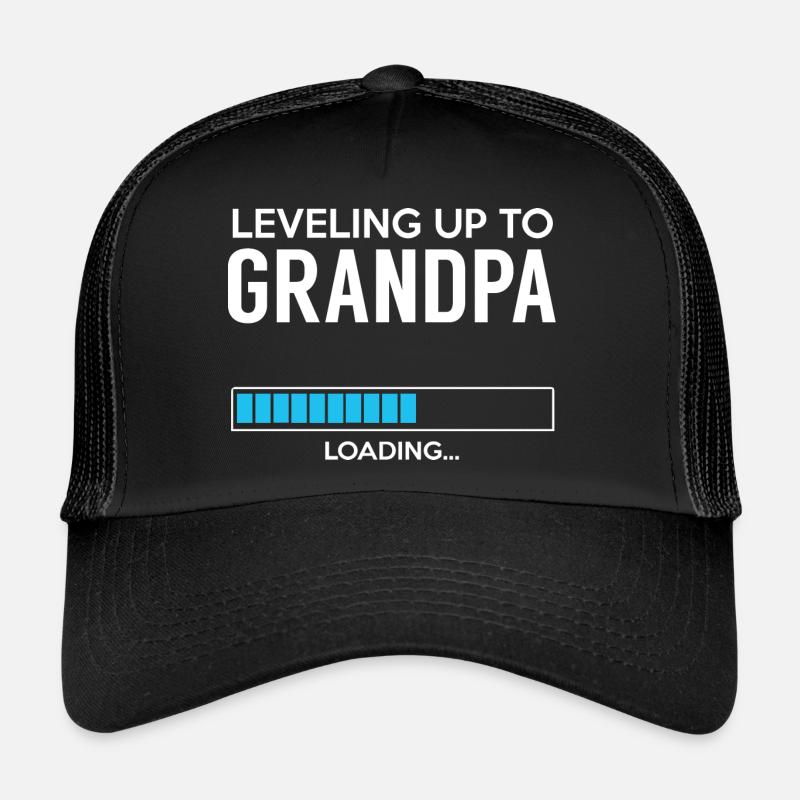 Leveling up to GRANDPA - Loading - Trucker Cap - black/black