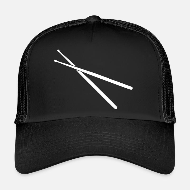 Drum Sticks - Batterie - Batterie - Casquette trucker  - noir/noir