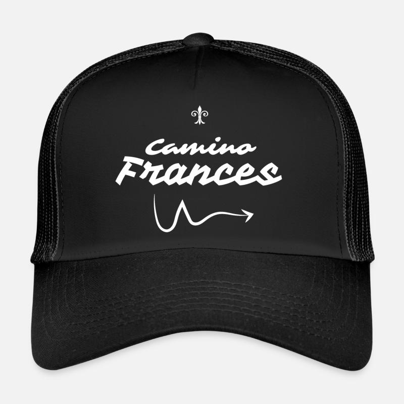 Camino frances - Trucker Cap - Schwarz/Schwarz