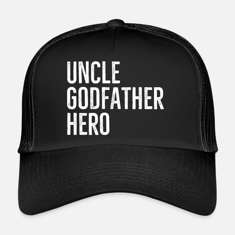 Onkel Pate Held - Trucker Cap - Schwarz/Schwarz