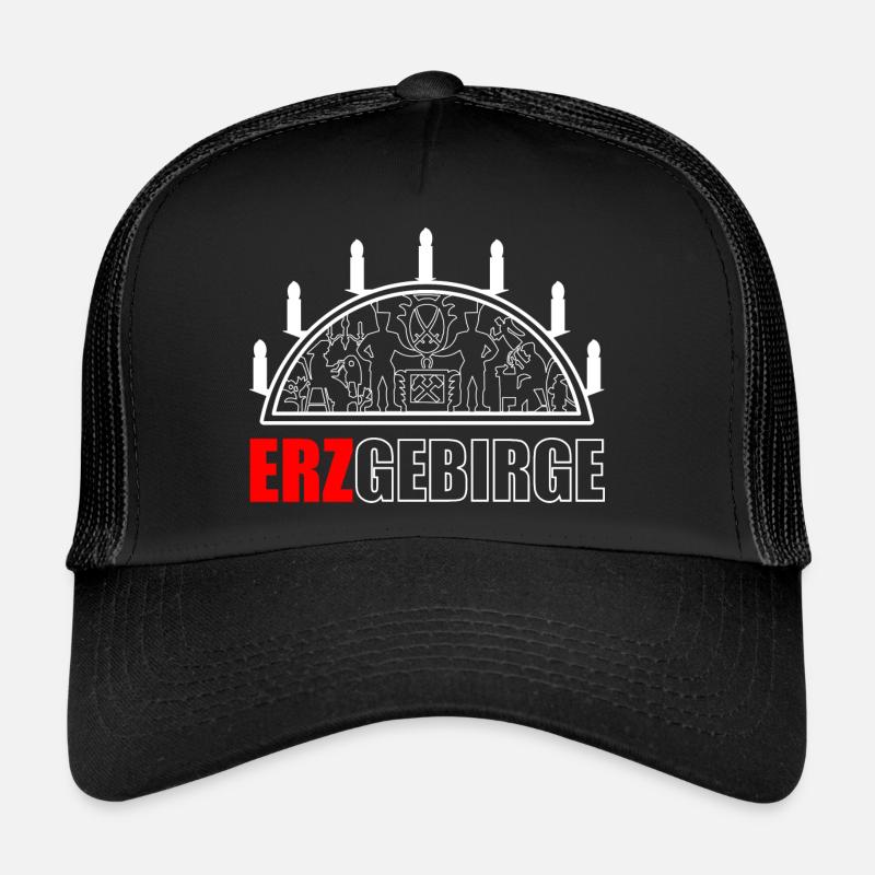 Schwibbogen Erzgebirge - Trucker Cap - black/black