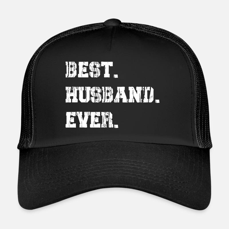 BEST HUSBAND EVER - Trucker Cap - black/black