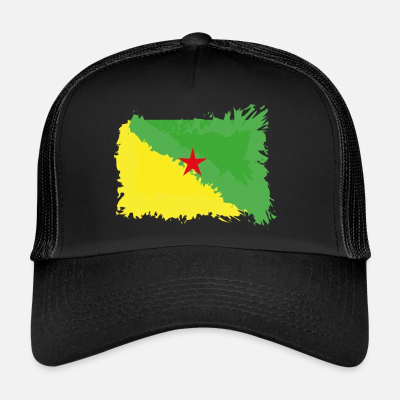 Drapeau Guyane Casquette trucker 