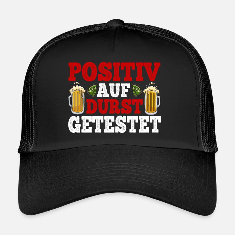 Positiv auf durst getestet Trucker Cap