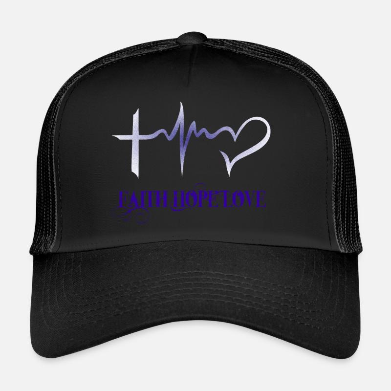 Foi Espérance Amour Casquette trucker 