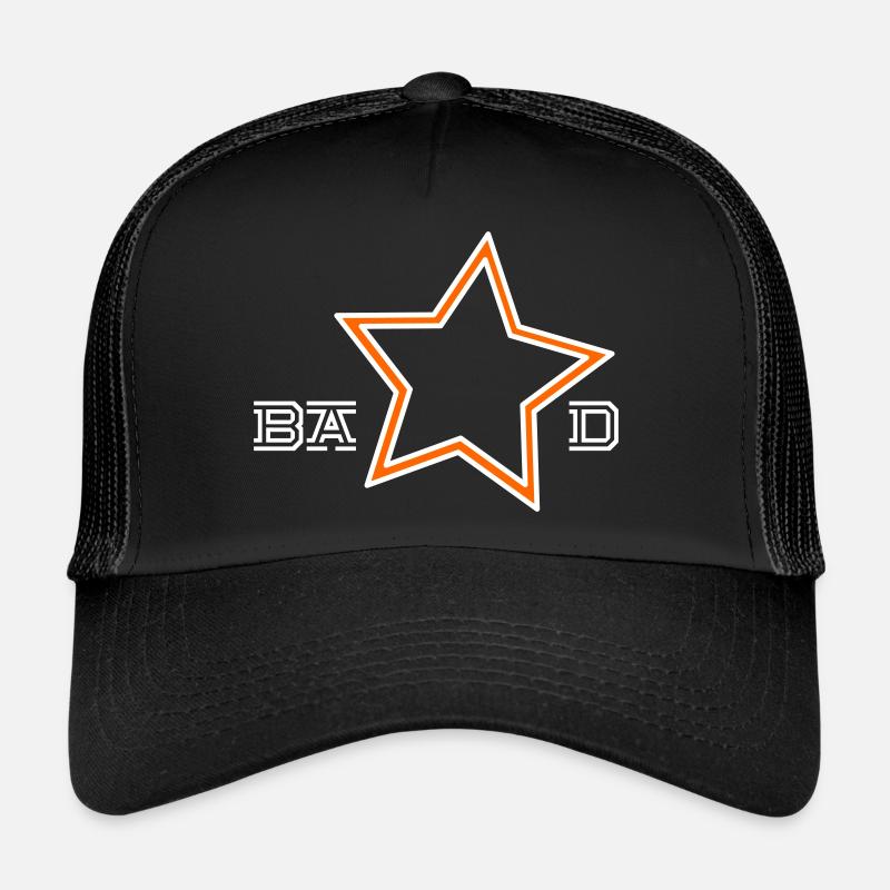 BaStarD - Trucker Cap - Schwarz/Schwarz