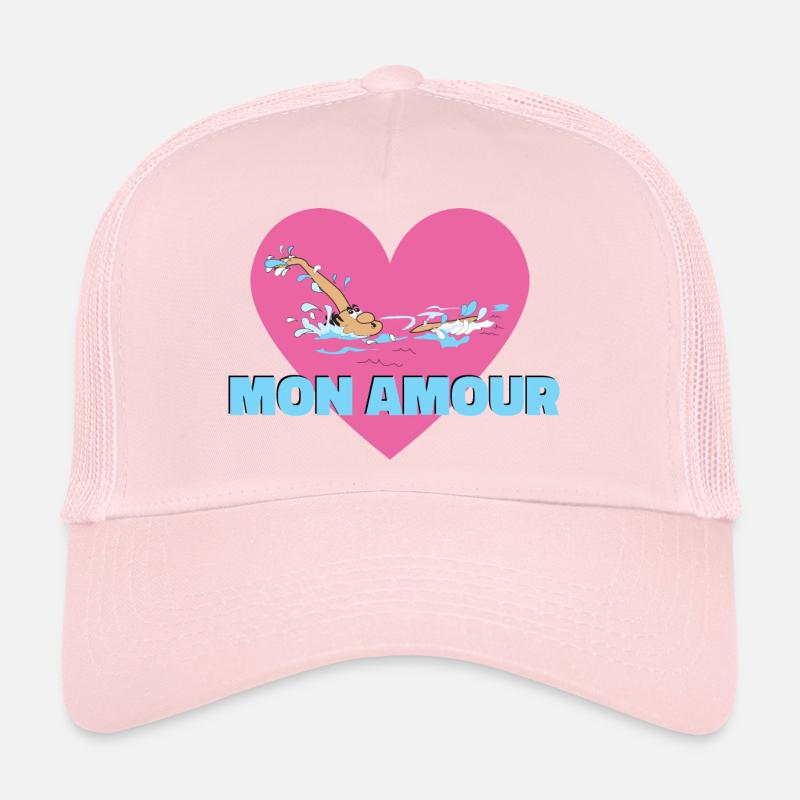 natation mon amour Casquette trucker 