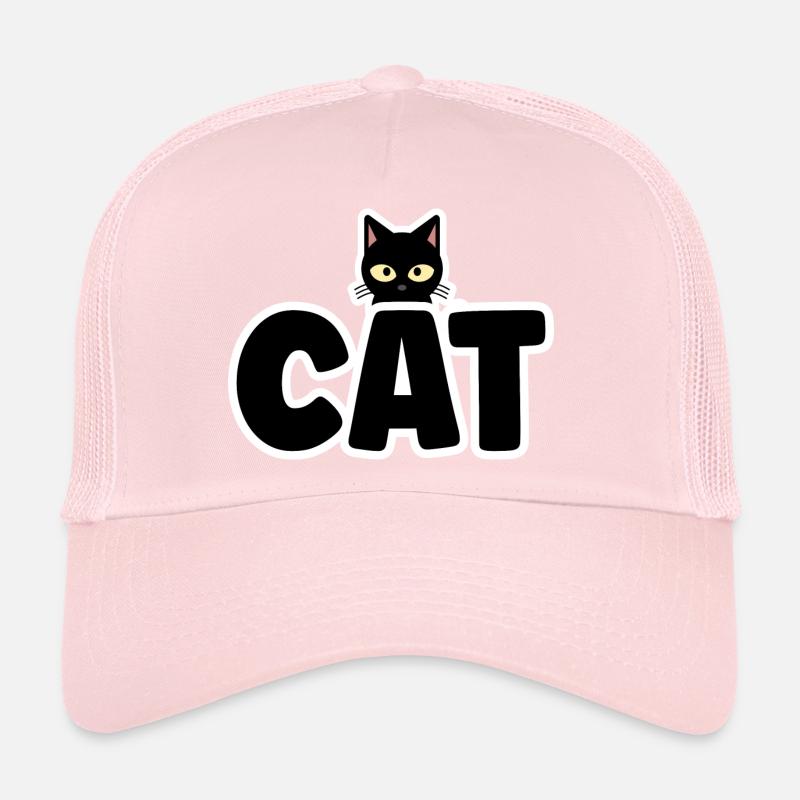 Mignon Chat Motif Chat Chat Gueule de Bois Casquette trucker 
