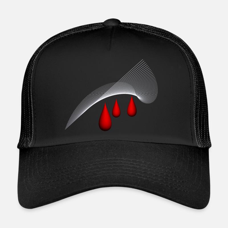 rote Tränen, red teardrops Trucker Cap