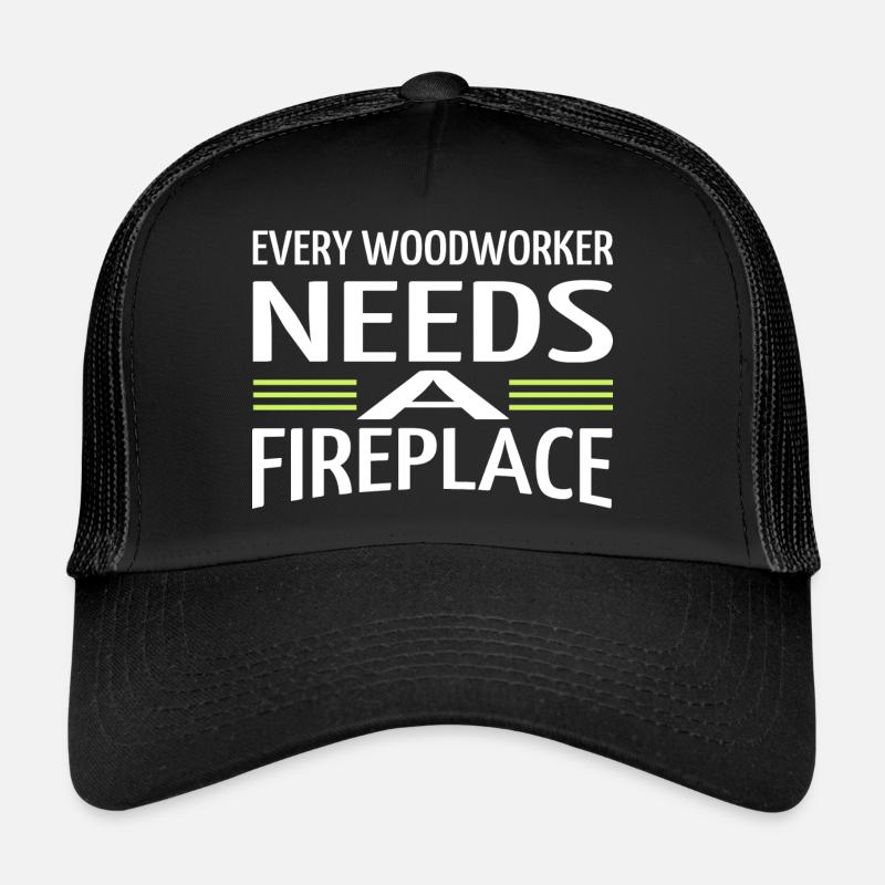 chainsaw carpenter Trucker Cap