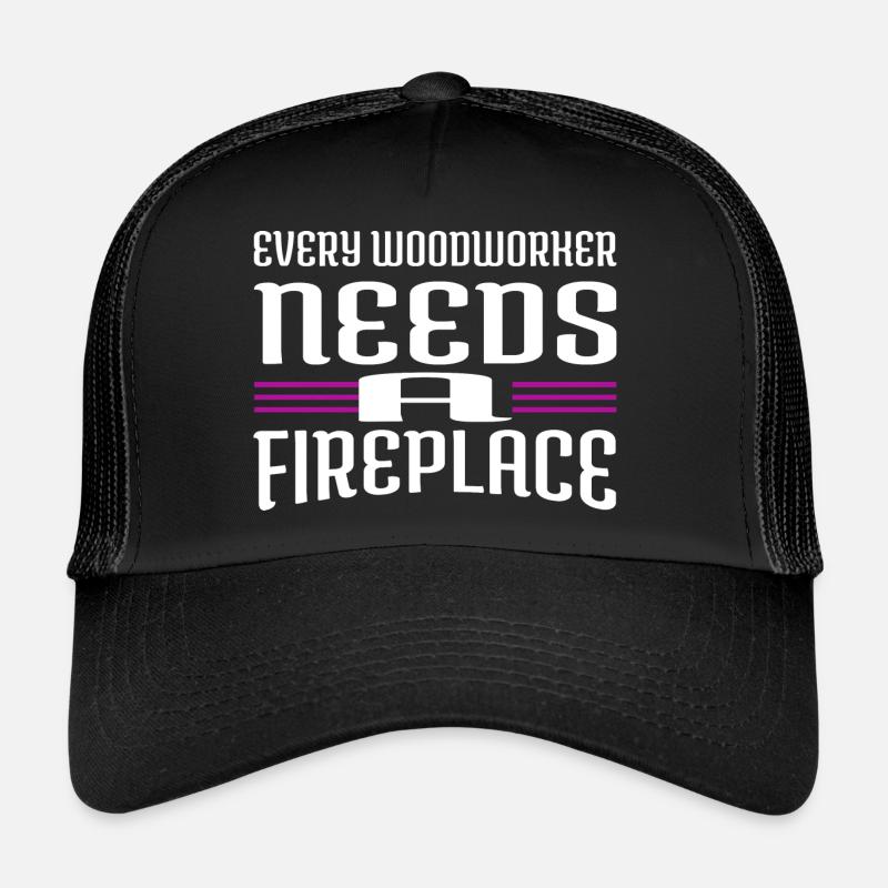 cabinetmaker cool logging lumberjackwoodworking Trucker Cap