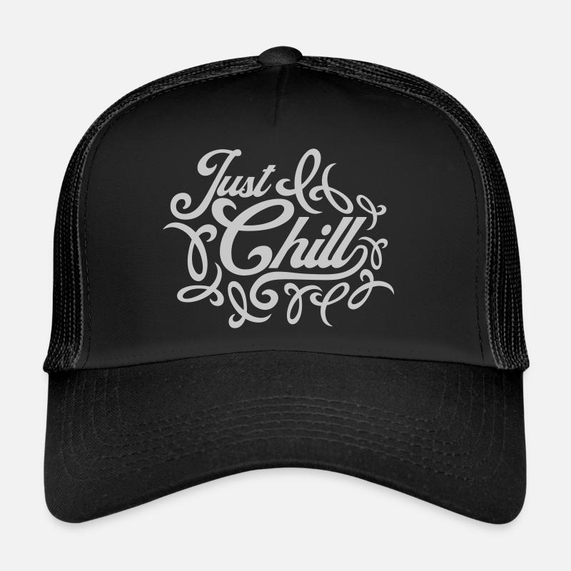 Just Chill Text Logo Casquette trucker 
