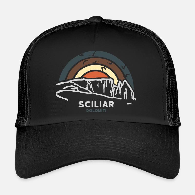 Sciliar Schlern Dolomiten Wandern Berg Klettern Trucker Cap