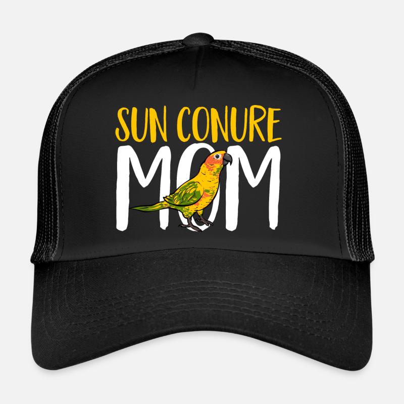 Molinasittich Perroquet Oiseau Perruche du Soleil Casquette trucker 