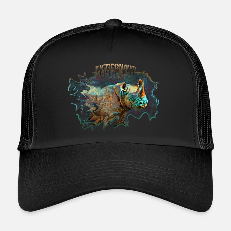 Nashorn - Trucker Cap - Schwarz/Schwarz