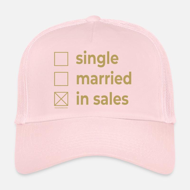 single married sales - Spruch Trucker Cap