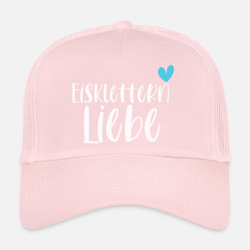 Klettern Eisklettern Liebe Eispickel Geschenk Trucker Cap