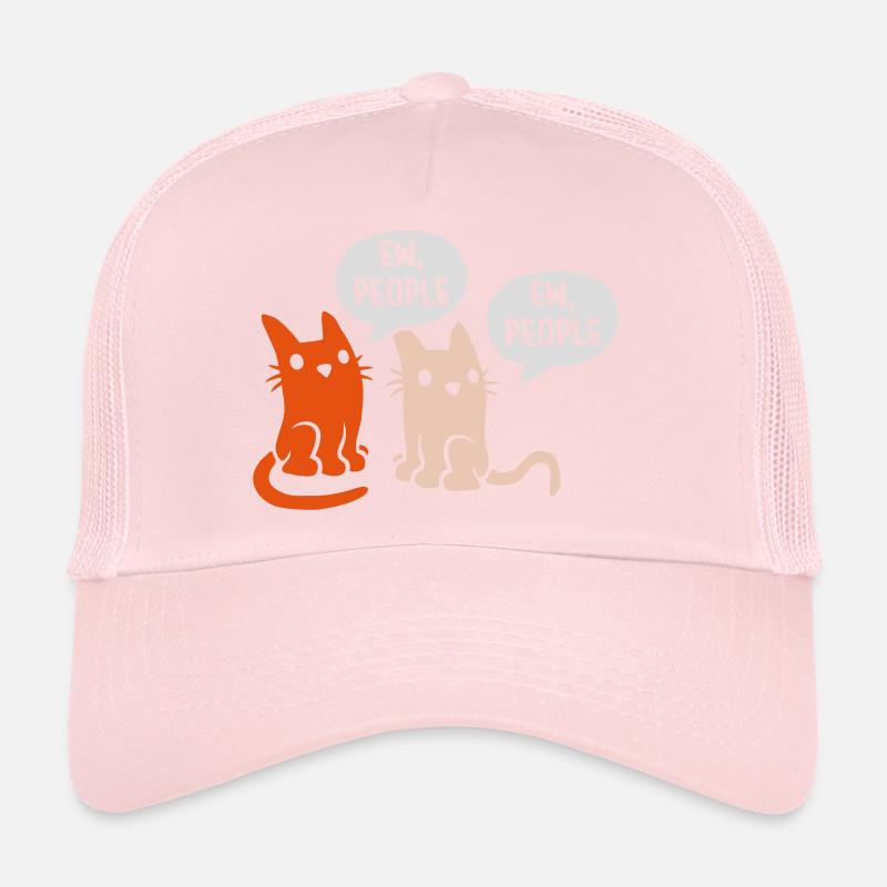 ew people cats pets Trucker Cap