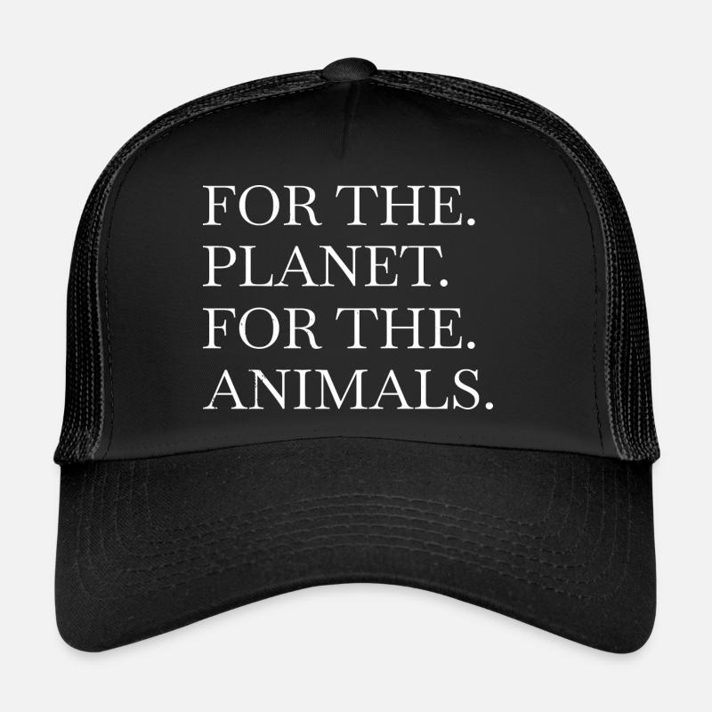 animal rights gift vegan humor statement Trucker Cap