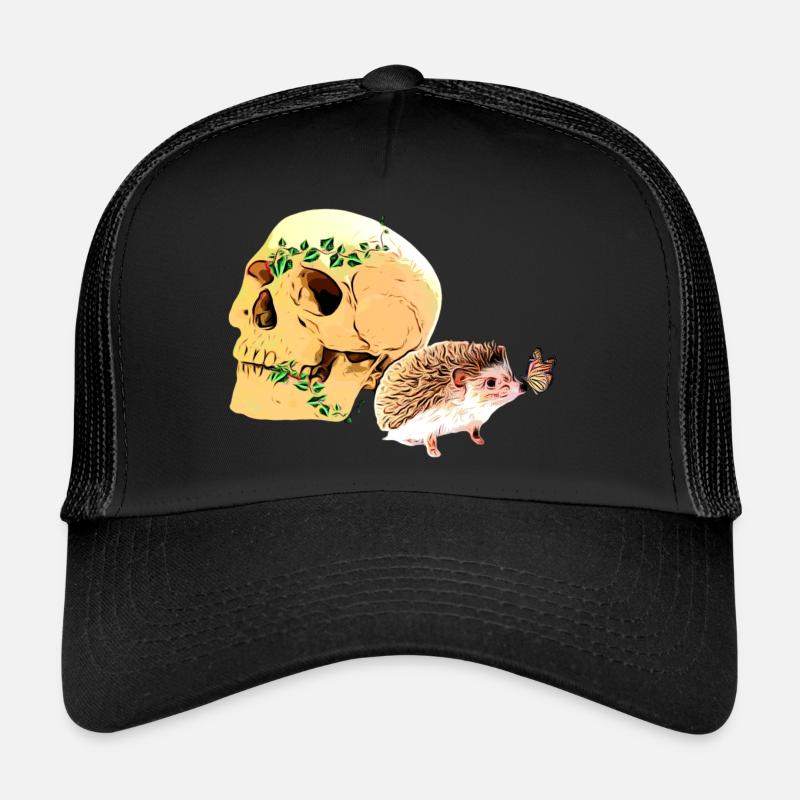 Little Curious Hedgehog Trucker Cap