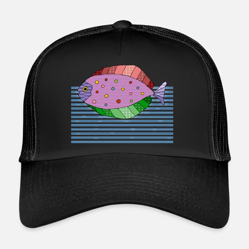 Poisson Casquette trucker 