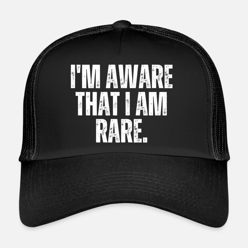 Ich bin mir bewusst, dass ich selten bin Trucker Cap