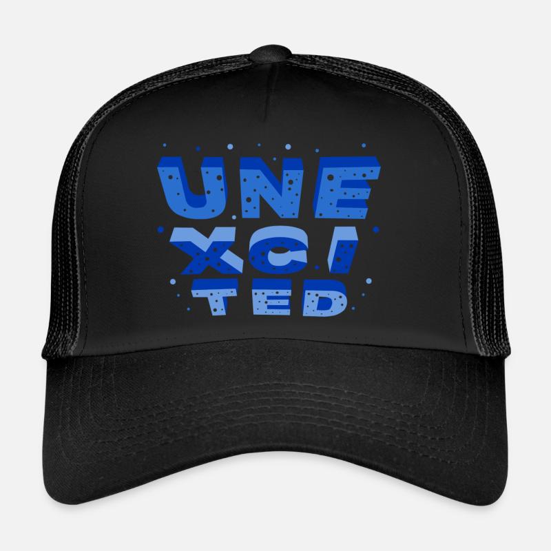 unexcited blue Trucker Cap