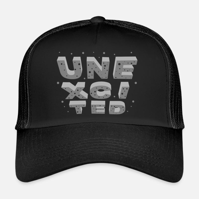 unexcited grey Trucker Cap