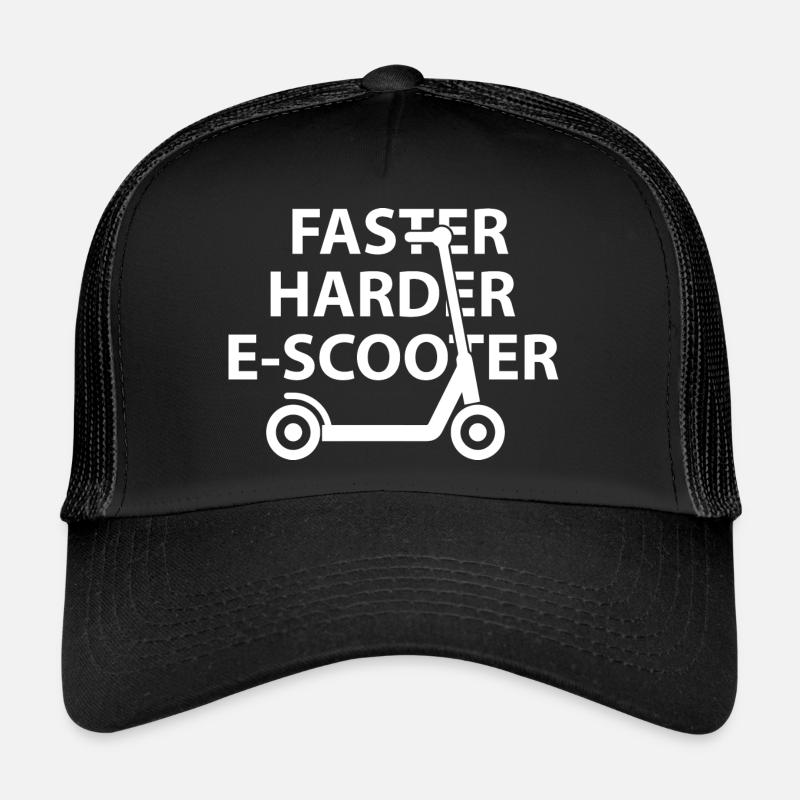 E-Scooter E-Roller Scooter Casquette trucker 