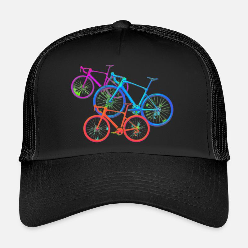 Passion x 3 - Casquette trucker  - noir/noir