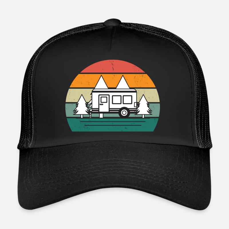 Camping Rétro Nature Casquette trucker 