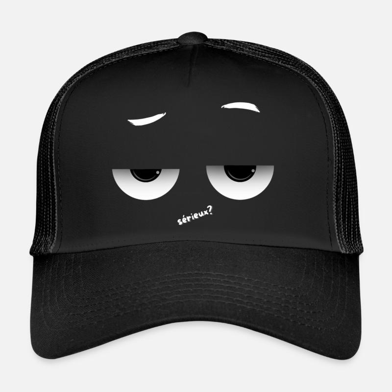 Are you serious? - Trucker Cap - black/black
