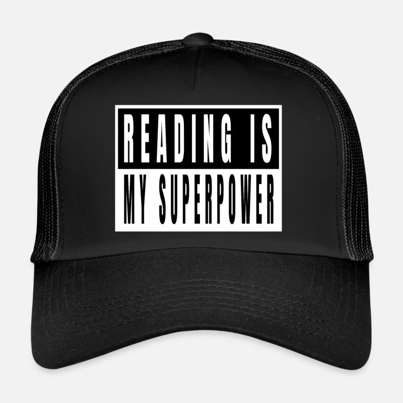 Déclaration de chemise de gardien de livre Nerd Geek Casquette trucker 