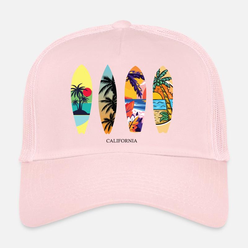 Surfing Surfboard Surfer Idée cadeau Casquette trucker 