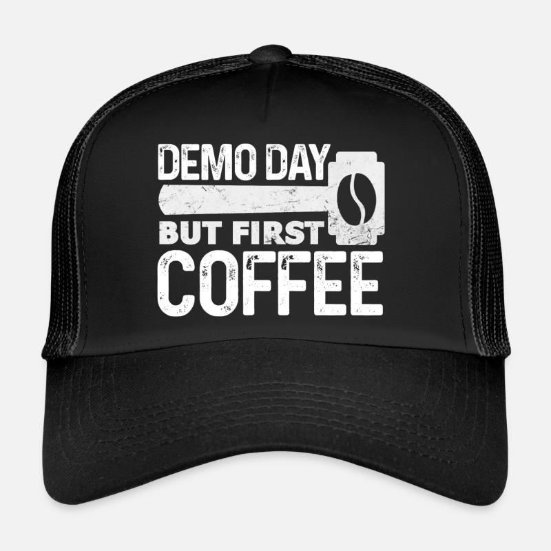 Journée de démonstration mais premier café Casquette trucker 