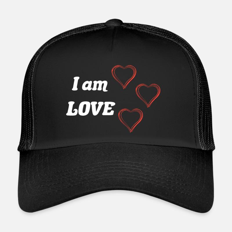 Ich bin Liebe -Positives Zitat Trucker Cap