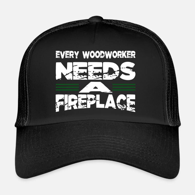 Impressionnants menuisiers arboriculteurs menuisiers menuisiers - Casquette trucker - noir/noir