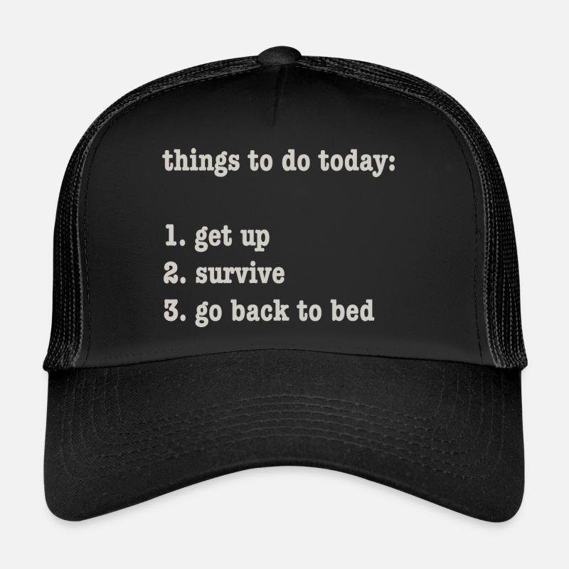 Liste de contrôle Casquette trucker 