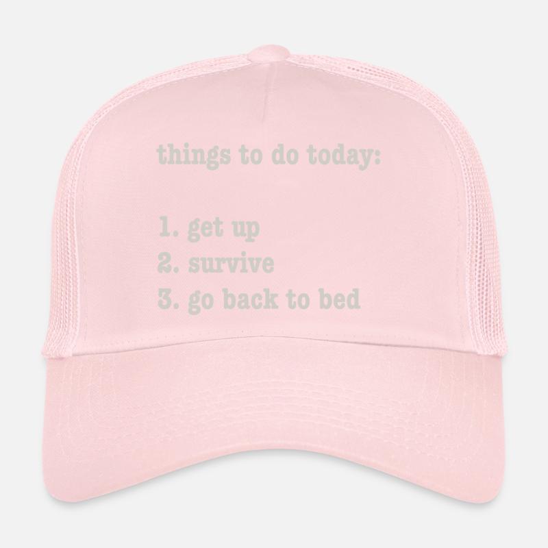 Liste de contrôle Casquette trucker 