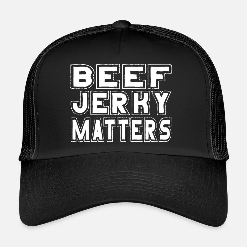 Viande séchée de bœuf Importance Amateur de viande Viande séchée Casquette trucker 