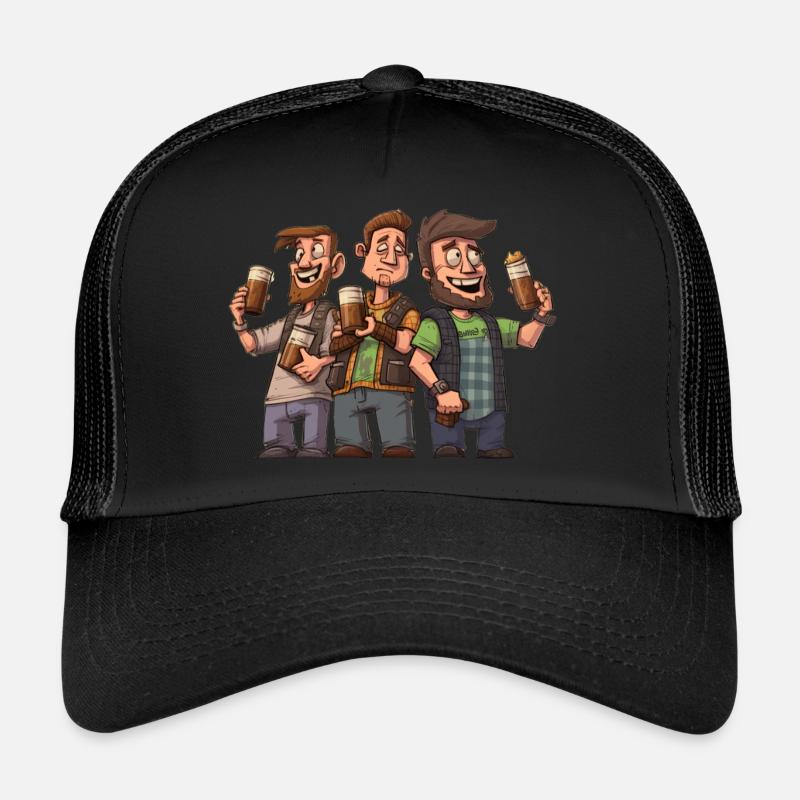 Brew Crew: Entfesseln Sie den Geist der Bierbande Trucker Cap
