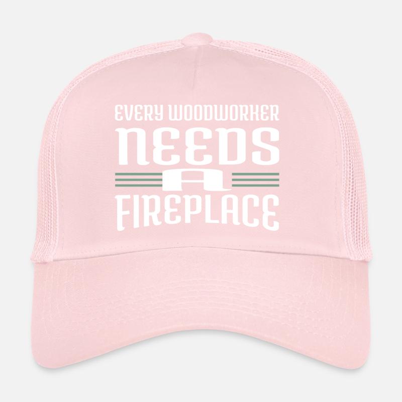 cabinetmaker funny woodworking daddesign Trucker Cap