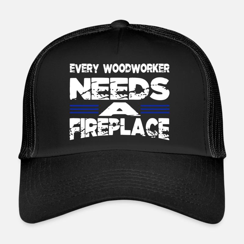 geek funny carpenter quotes plumber lumberjack Trucker Cap