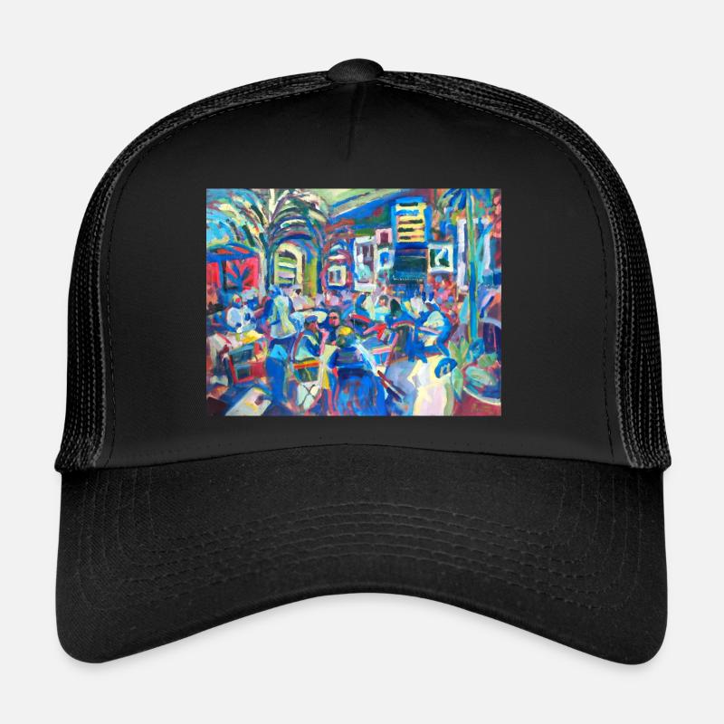 Die Luft in den Pupillen - Trucker Cap - Schwarz/Schwarz