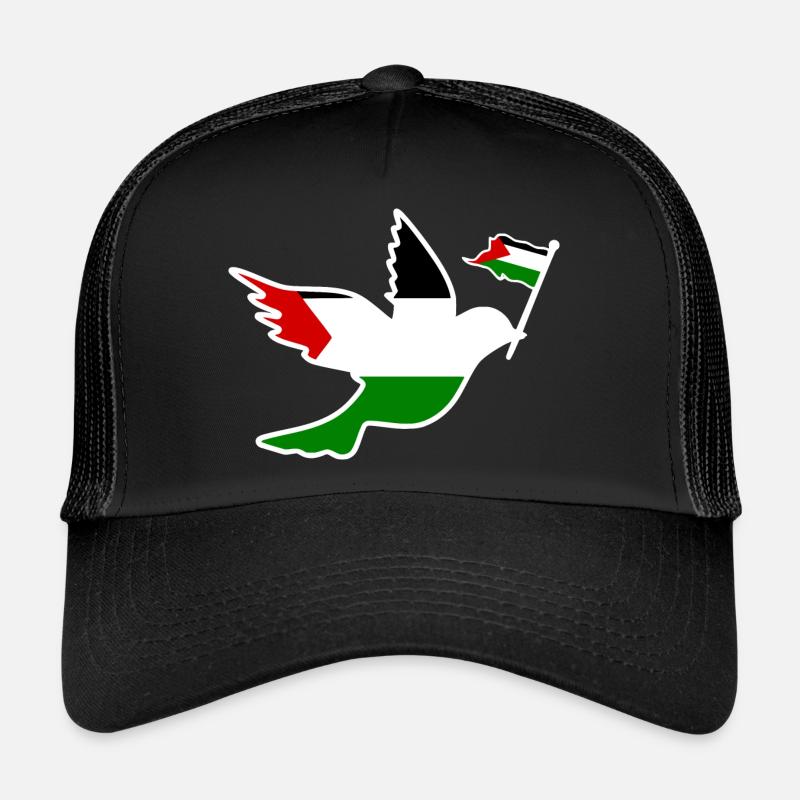 Free palestine - Trucker Cap - black/black