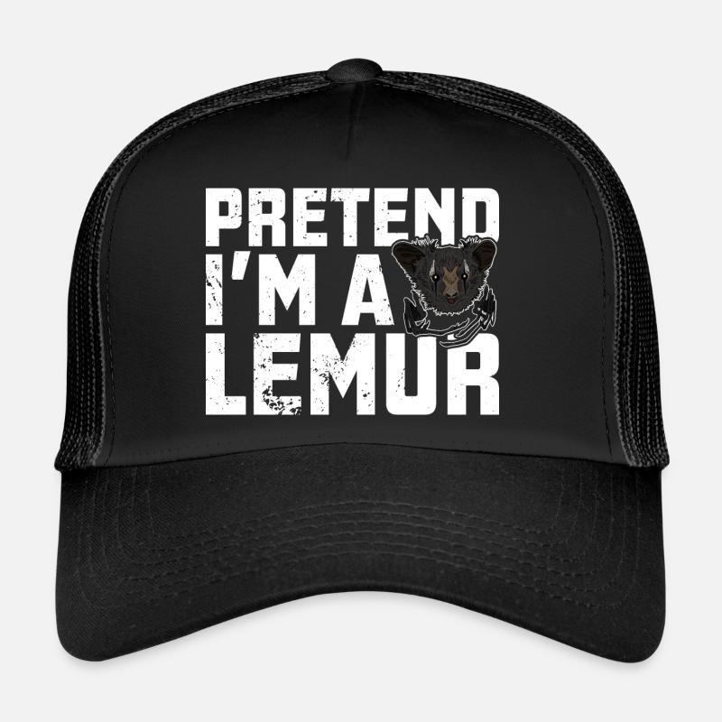Pretend I'm a lemur Primat Madagaskar Trucker Cap