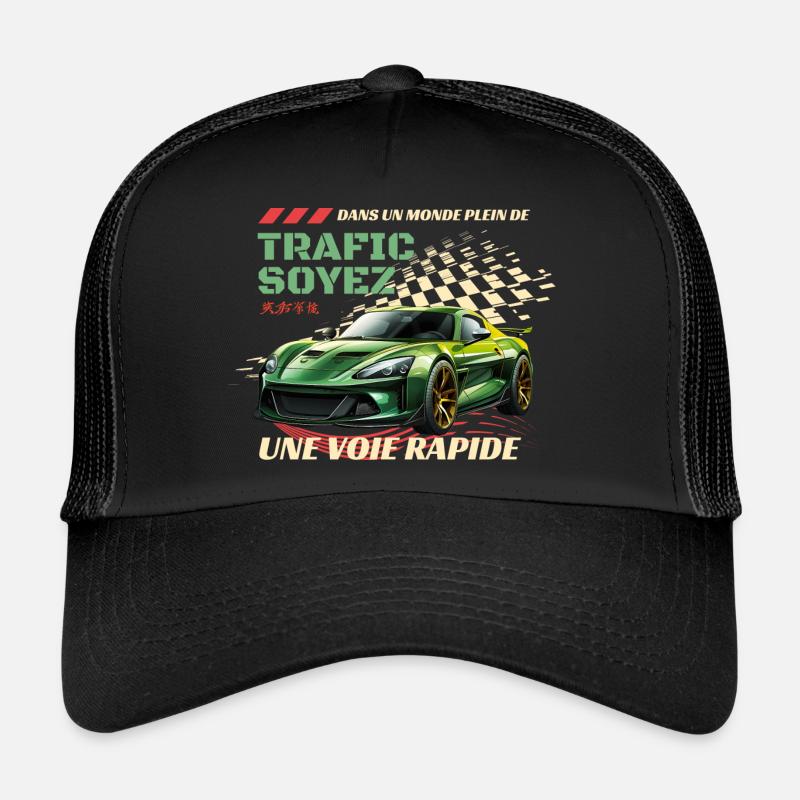 Expressway - Trucker Cap - black/black