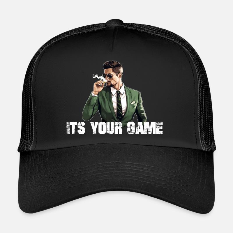 Es ist dein Spiel Motivation Smoke Rauchen Trucker Cap