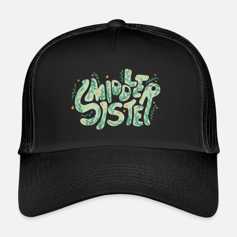Dire « sœur du milieu » sœur Casquette trucker